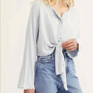 Free People Emma Henley Long Sleeve Top‎ Size Large